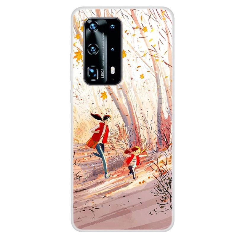 Cover for Huawei P40 Pro Efterår Landskab