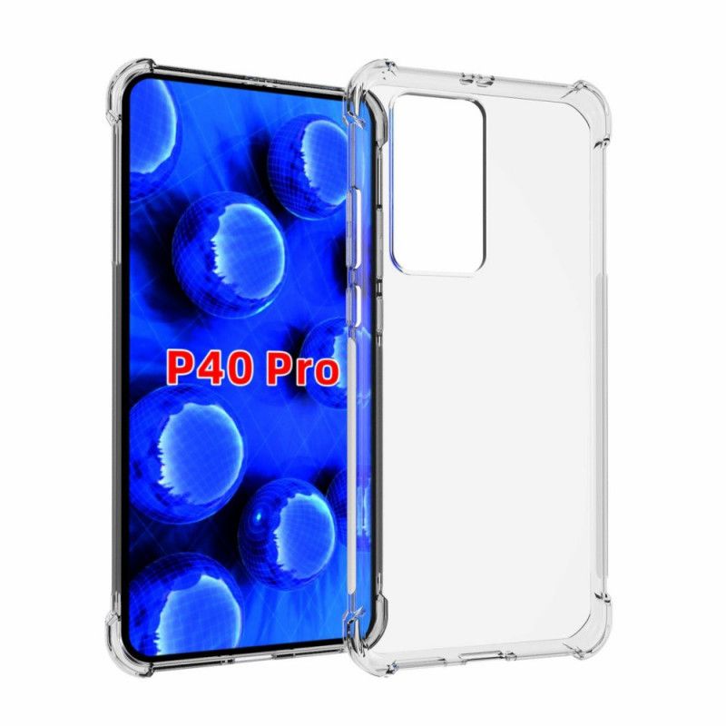 Cover for Huawei P40 Pro Gennemsigtige Forstærkede Hjørner