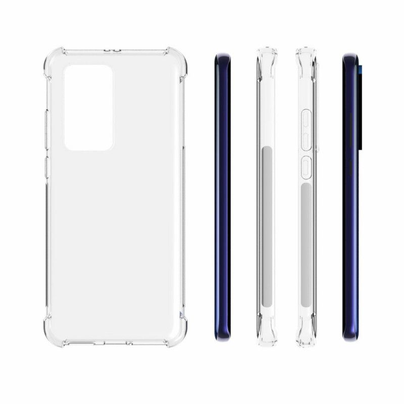 Cover for Huawei P40 Pro Gennemsigtige Forstærkede Hjørner