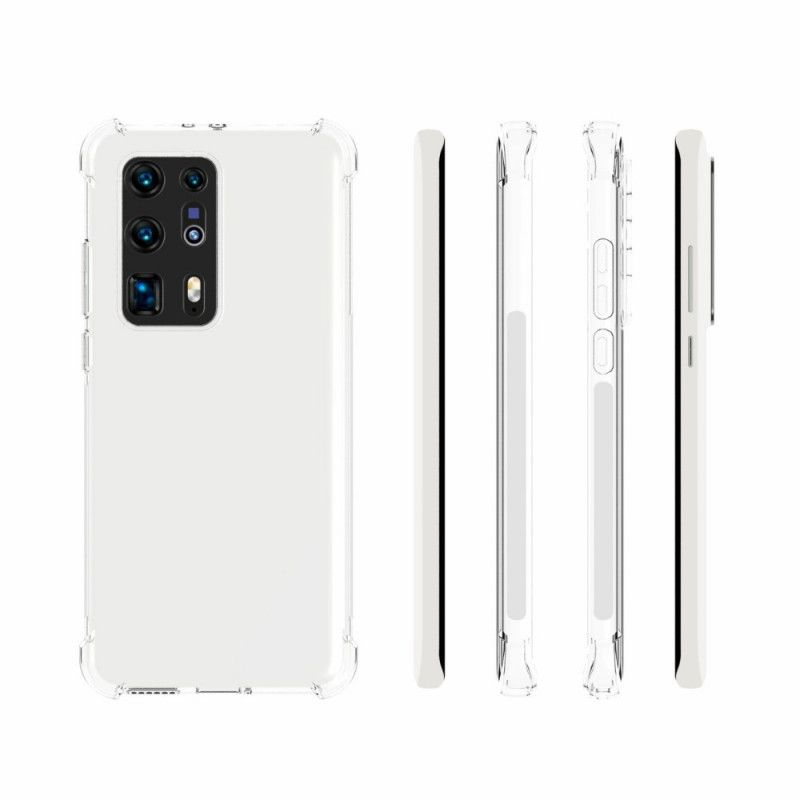 Cover for Huawei P40 Pro Gennemsigtige Forstærkede Hjørner