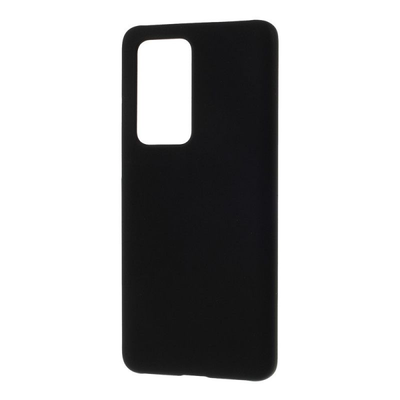 Cover for Huawei P40 Pro Sort Gummi Plus