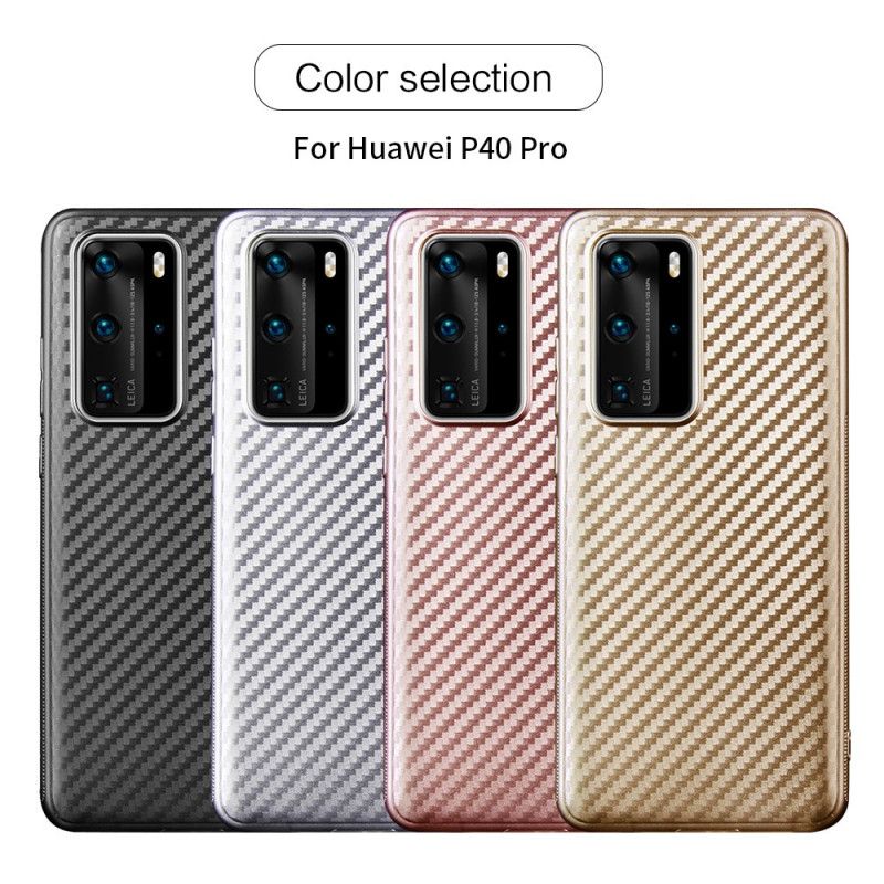 Cover Huawei P40 Pro Enkelt Kulfiber