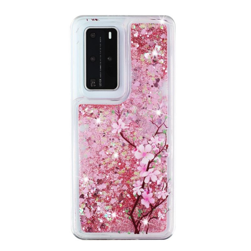 Cover Huawei P40 Pro Glitter Træ