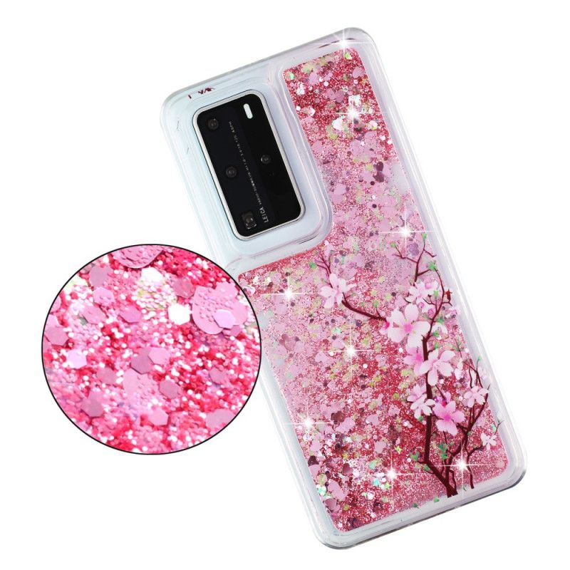 Cover Huawei P40 Pro Glitter Træ