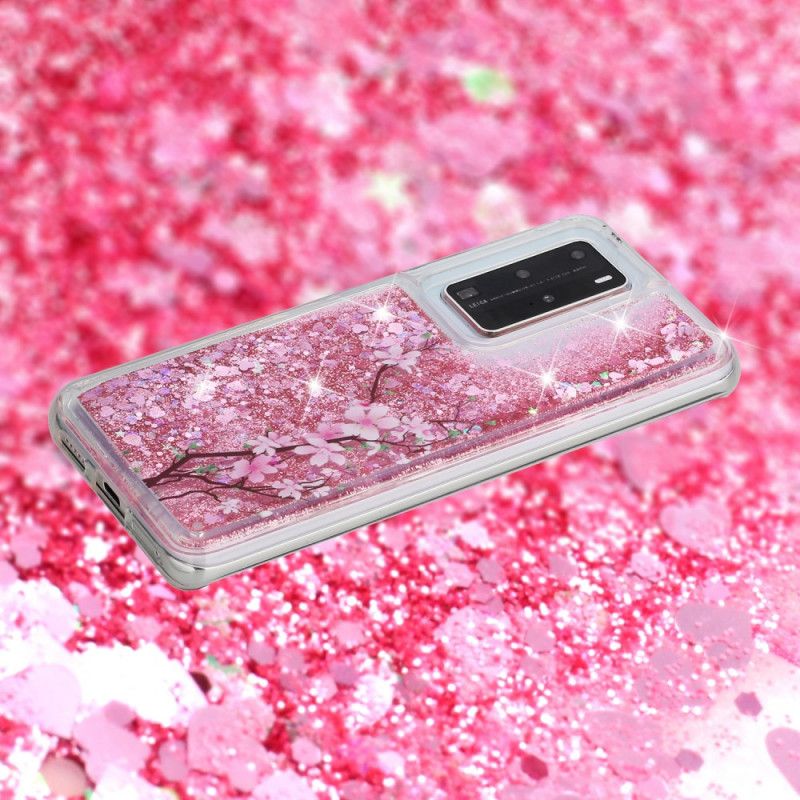 Cover Huawei P40 Pro Glitter Træ