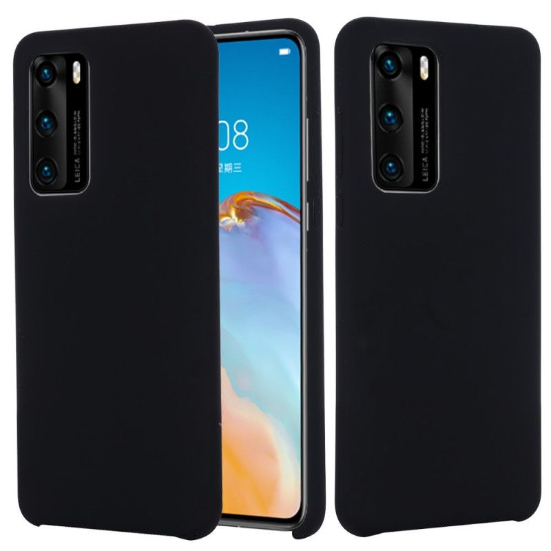 Cover Huawei P40 Pro Gul Mobilcover Premium Flydende Silikone