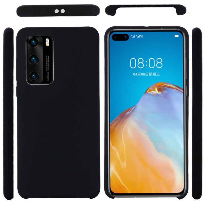 Cover Huawei P40 Pro Gul Mobilcover Premium Flydende Silikone