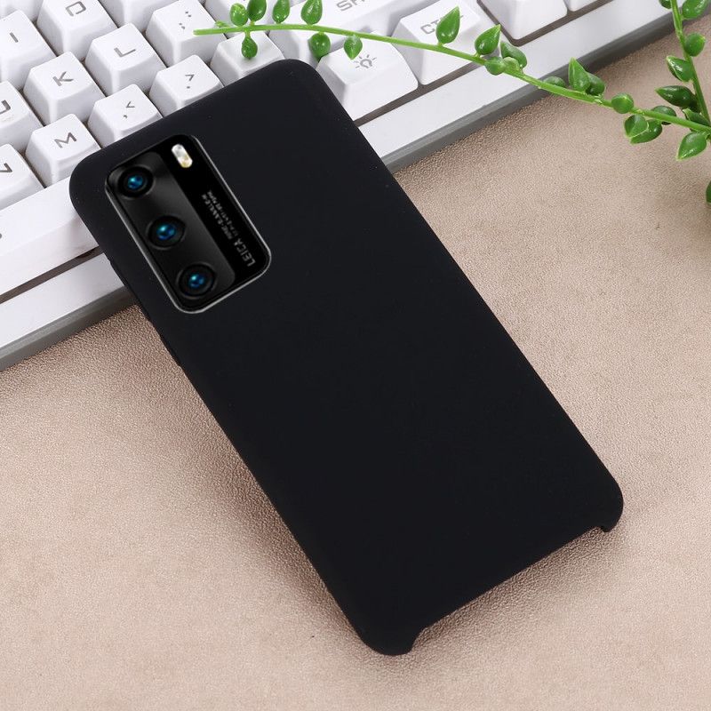 Cover Huawei P40 Pro Gul Mobilcover Premium Flydende Silikone