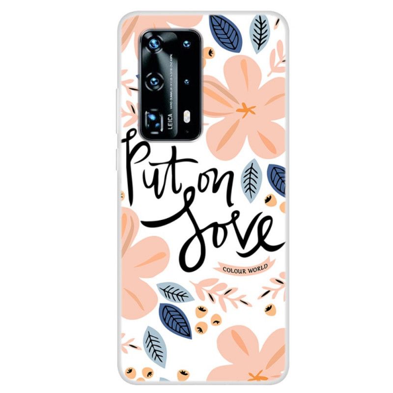 Cover Huawei P40 Pro Læg Kærlighed På