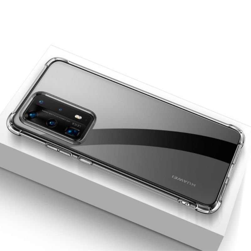 Cover Huawei P40 Pro Mobilcover Gennemsigtige Leeu-Beskyttelsespuder