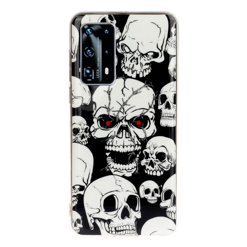 Cover Huawei P40 Pro Opmærksomhed Fluorescerende Kranier