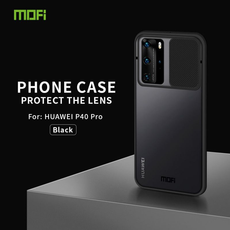 Cover Huawei P40 Pro Sort Camshield Farvede Mofi Kanter