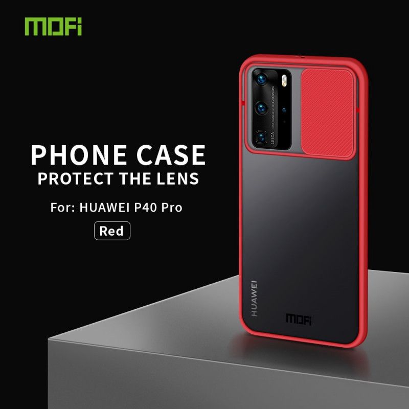 Cover Huawei P40 Pro Sort Camshield Farvede Mofi Kanter