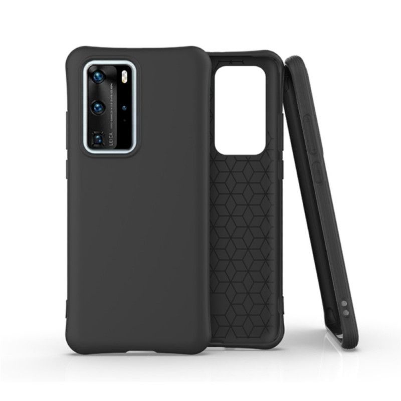 Cover Huawei P40 Pro Sort Fleksibel Mattsilikone