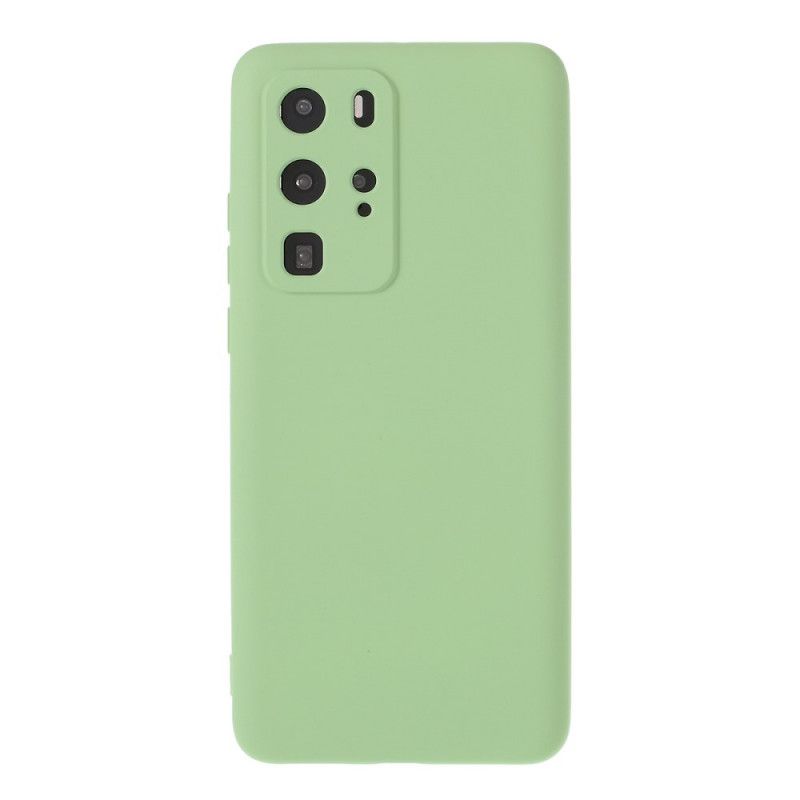 Cover Huawei P40 Pro Sort Flydende Silikone På X-Niveau