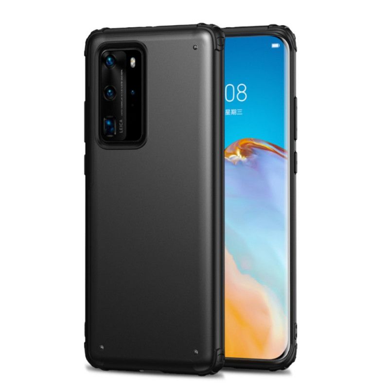 Cover Huawei P40 Pro Sort Frostet Hybrid