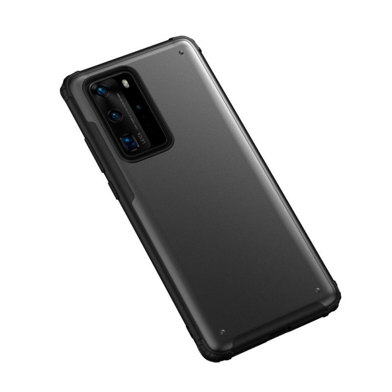 Cover Huawei P40 Pro Sort Frostet Hybrid