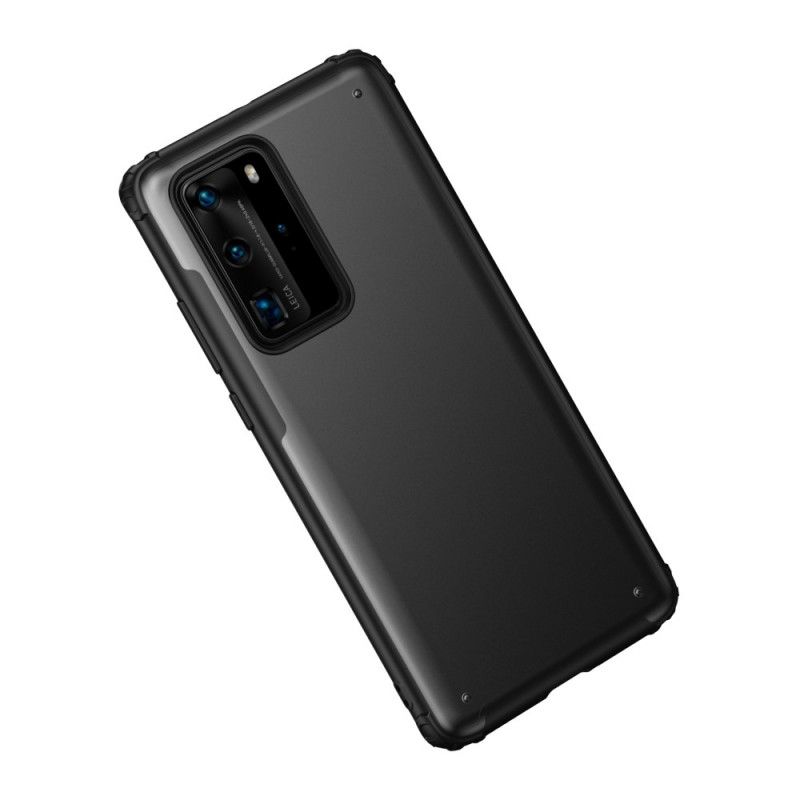 Cover Huawei P40 Pro Sort Frostet Hybrid