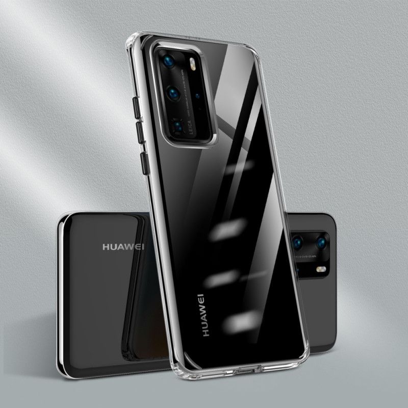 Cover Huawei P40 Pro Sort Gennemsigtige Farvede Knapper