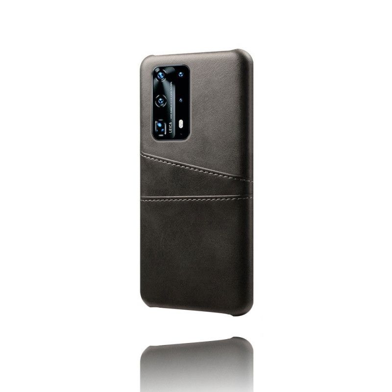 Cover Huawei P40 Pro Sort Kortholder