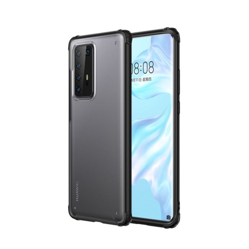 Cover Huawei P40 Pro Sort Mobilcover Frostet Hybrid