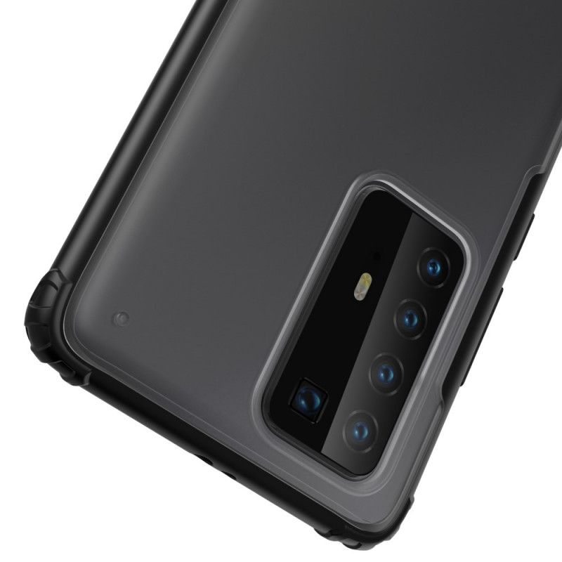 Cover Huawei P40 Pro Sort Mobilcover Frostet Hybrid