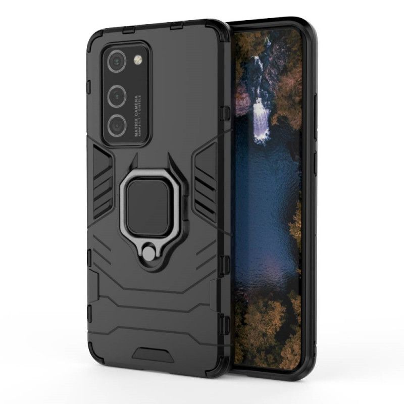 Cover Huawei P40 Pro Sort Mobilcover Resistent Ring