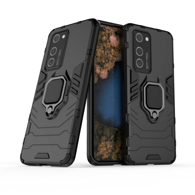 Cover Huawei P40 Pro Sort Mobilcover Resistent Ring