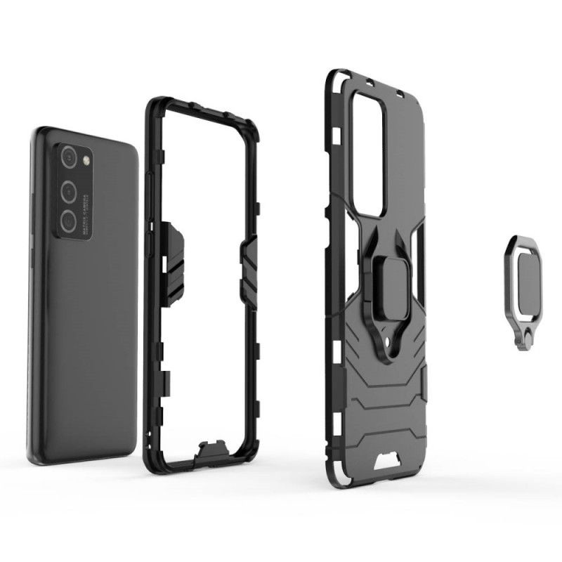 Cover Huawei P40 Pro Sort Mobilcover Resistent Ring