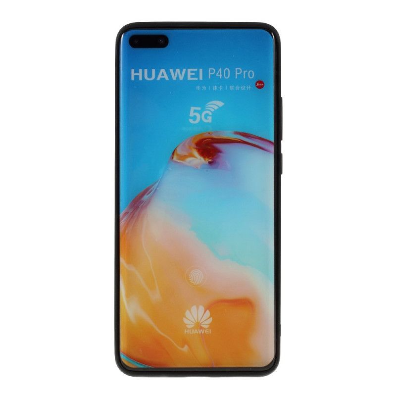 Cover Huawei P40 Pro Sort Mobilcover X-Niveau Læderstil