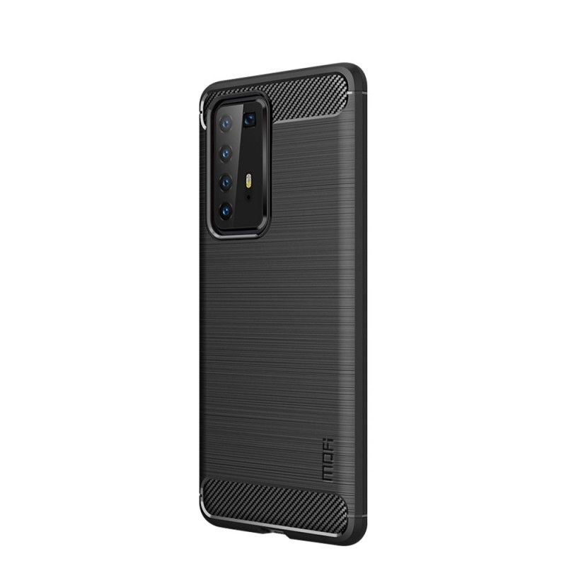 Cover Huawei P40 Pro Sort Mofi Børstet Kulfiber