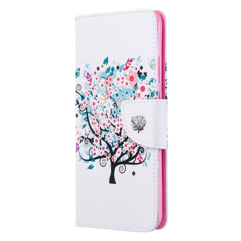 Flip Cover Huawei P40 Pro Blomstret Træ