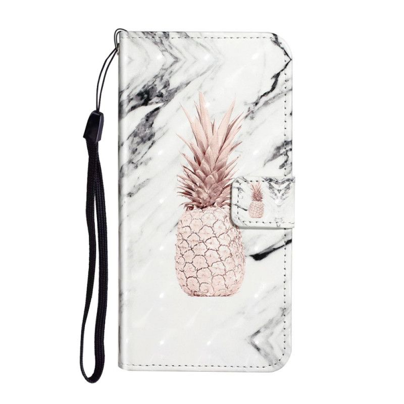 Flip Cover Huawei P40 Pro Mobilcover Lysplet I Ananas