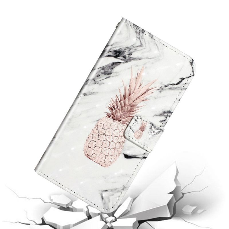 Flip Cover Huawei P40 Pro Mobilcover Lysplet I Ananas