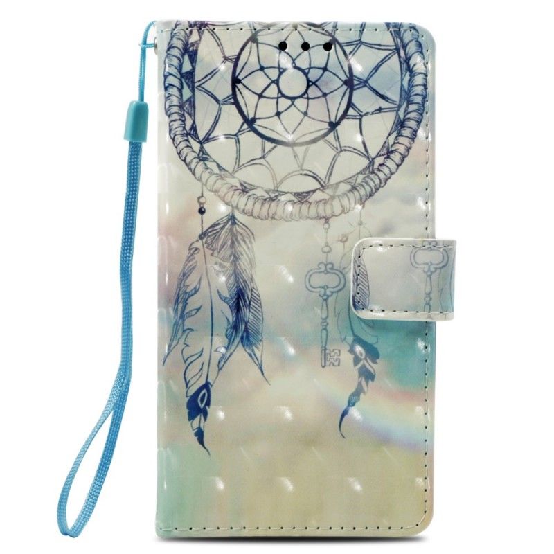 Flip Cover Læder Samsung Galaxy A6 Plus 3D Dreamcatcher