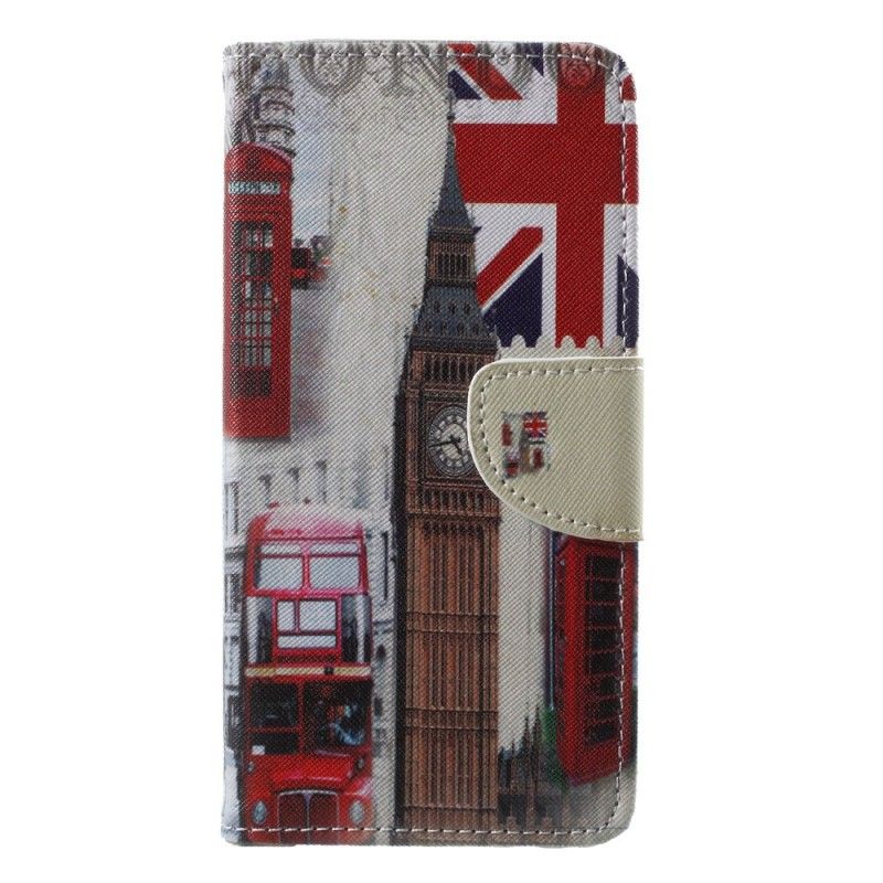 Flip Cover Samsung Galaxy A6 Plus London Liv