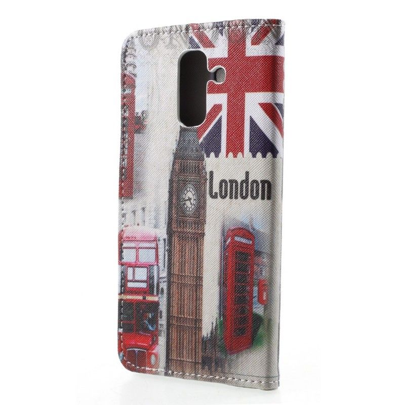 Flip Cover Samsung Galaxy A6 Plus London Liv