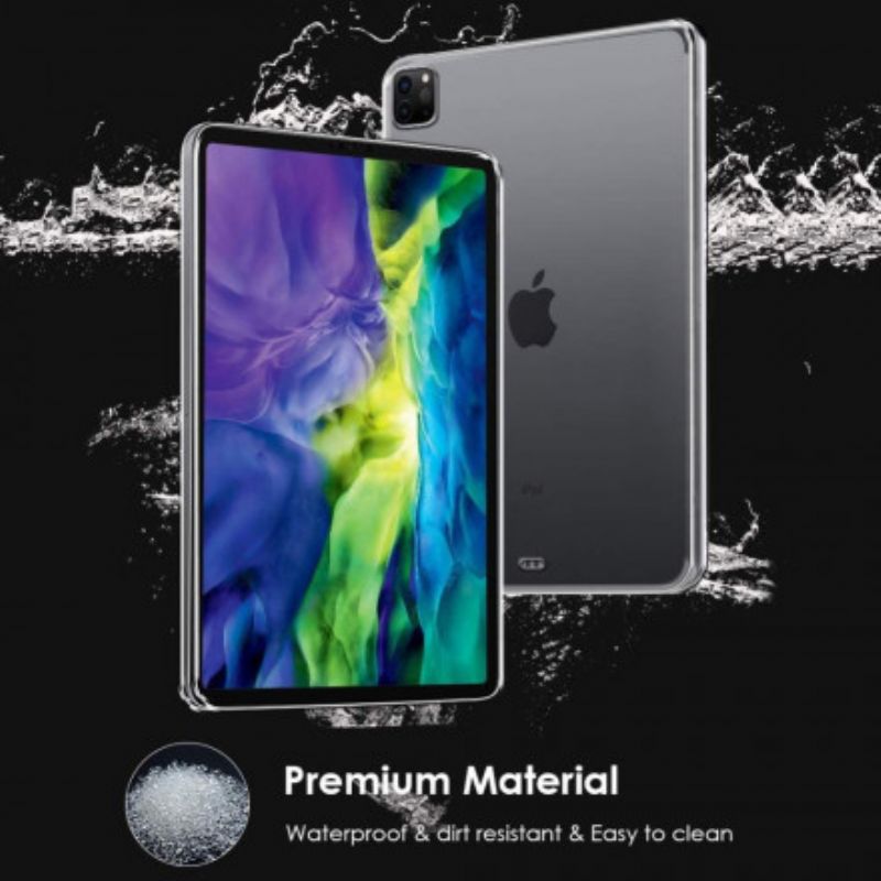 Cover Til iPad Pro 12.9" (2021) (2020) (2018) Klar Silikone