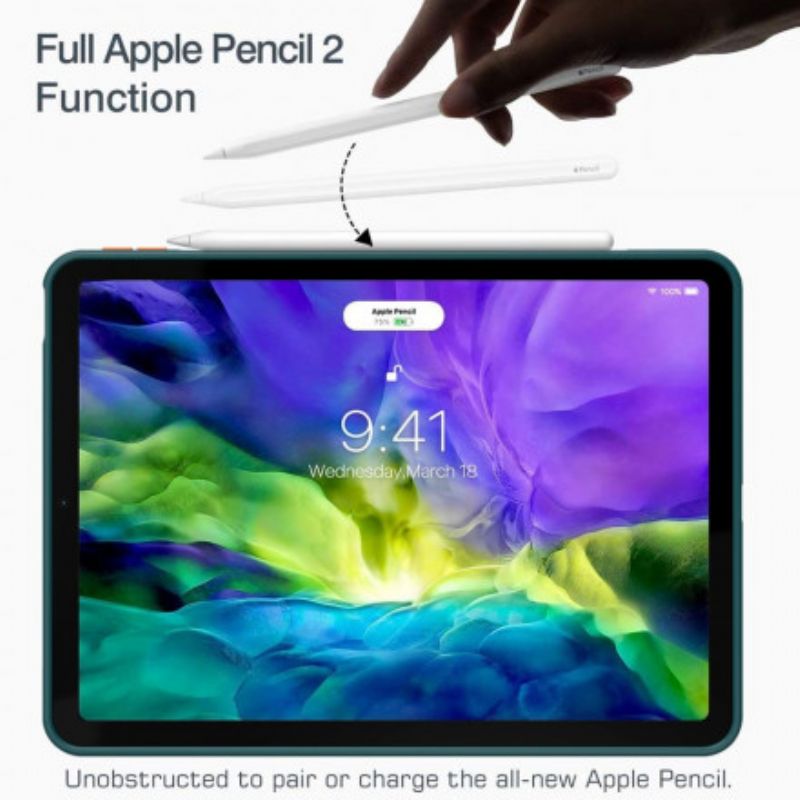 Cover Til iPad Pro 12.9" (2021) (2020) (2018) Transparent Mant Series