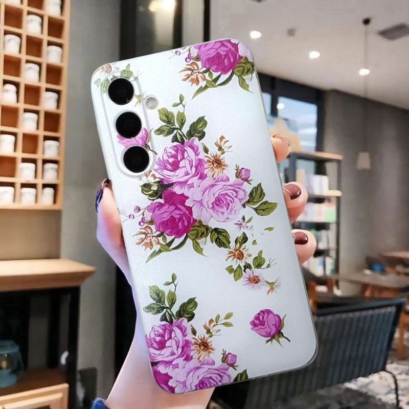 Cover Samsung Galaxy A16 5g Elegant Blomstermønster