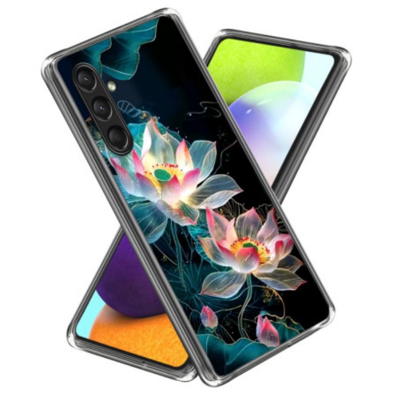 Cover Samsung Galaxy A16 5g Silikone Blomster