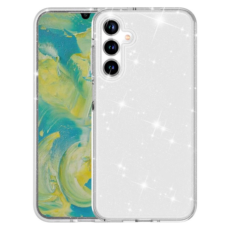 Cover Samsung Galaxy A16 5g Telefon Etui Glitrende Gennemsigtig