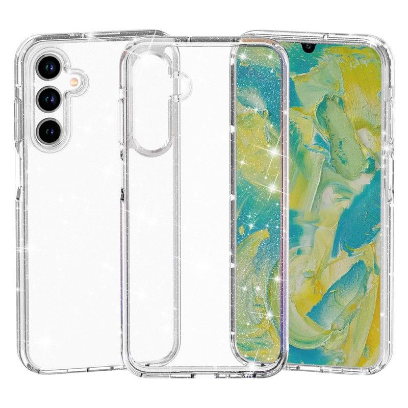 Cover Samsung Galaxy A16 5g Telefon Etui Glitrende Gennemsigtig