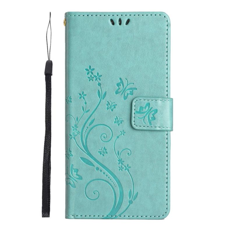 Flip Cover Samsung Galaxy A16 5g Blomster Og Sommerfugle