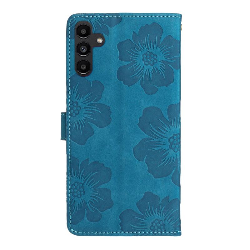 Flip Cover Samsung Galaxy A16 5g Blomsterremsdesign