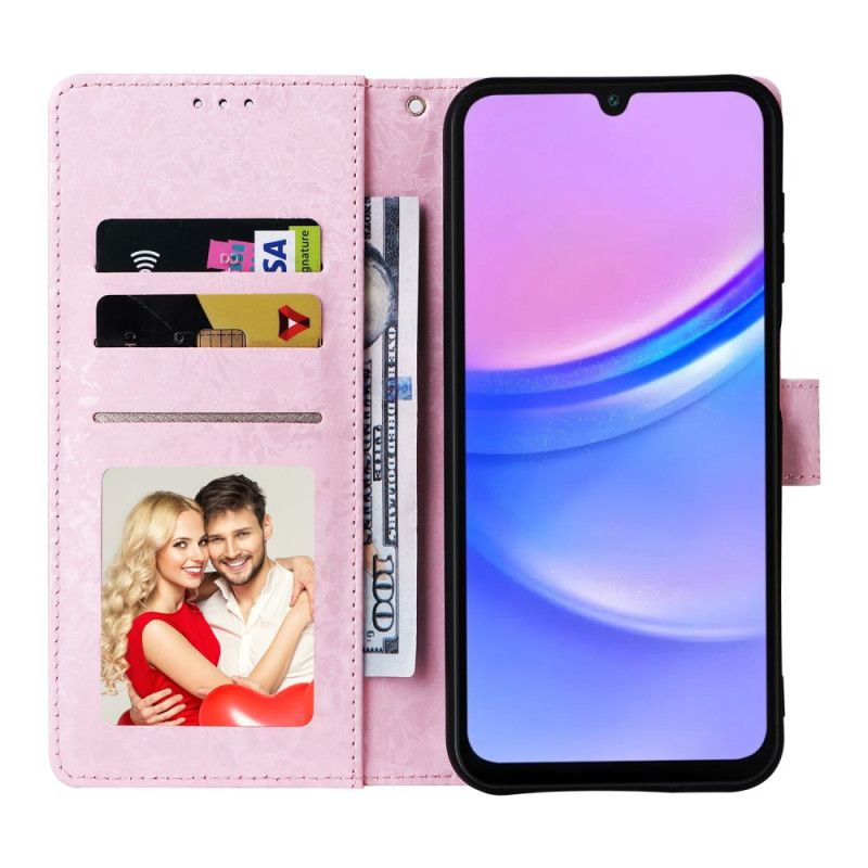 Flip Cover Samsung Galaxy A16 5g Fleurette Rfid-blokering