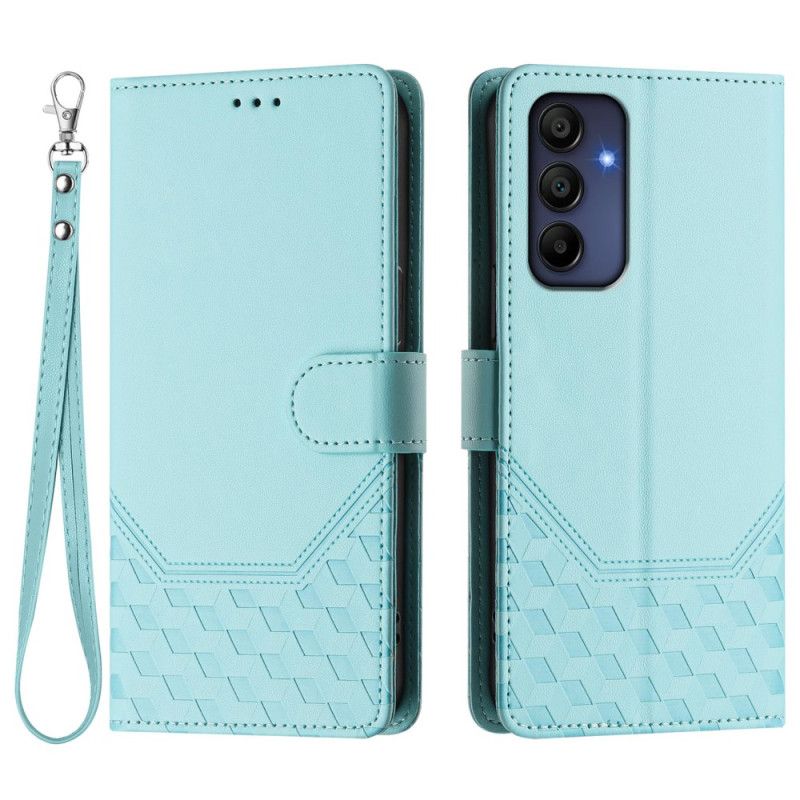 Flip Cover Samsung Galaxy A16 5g Honeycomb Mønster