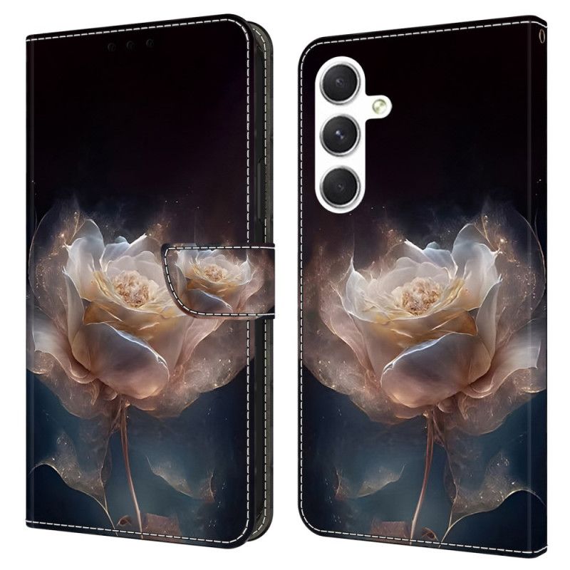 Flip Cover Samsung Galaxy A16 5g Pæonmønster