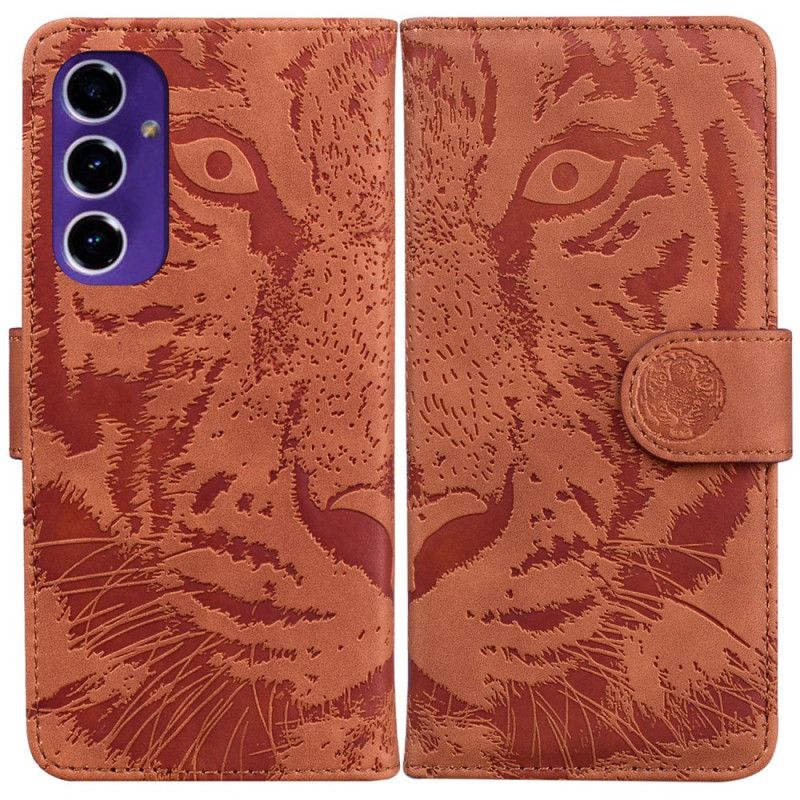 Flip Cover Til Samsung Galaxy A16 5g Tiger Footprint