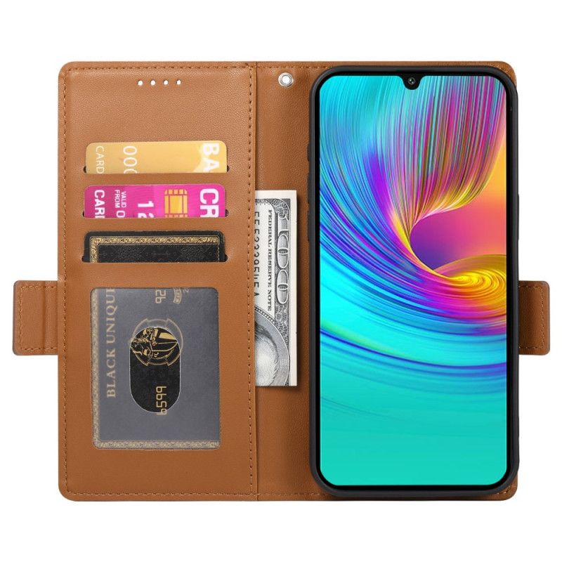 Læder Cover Samsung Galaxy A16 5g Telefon Etui Magnetspænder